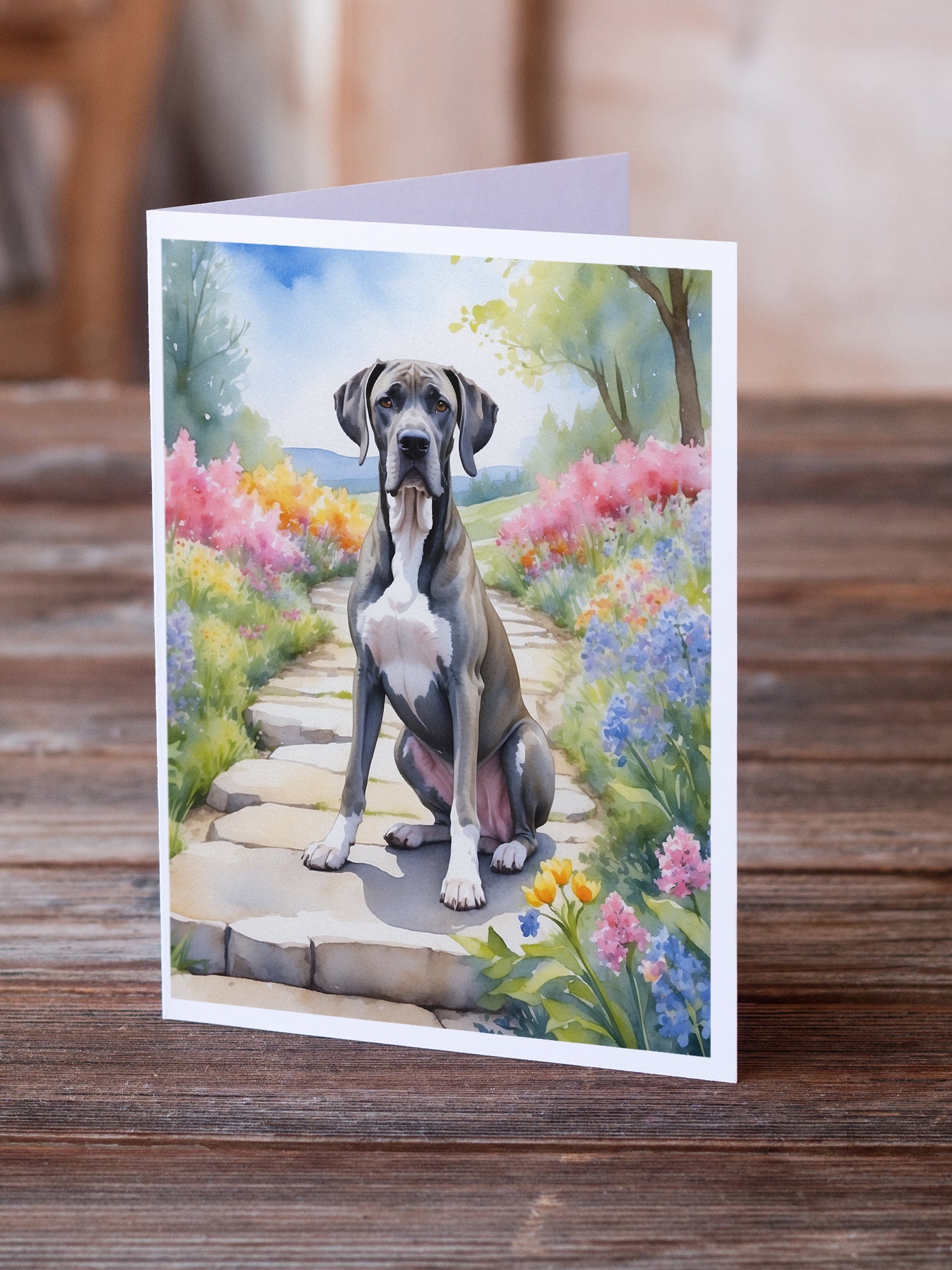 Buy this Great Dane Spring Path Greeting Cards Pack of 8