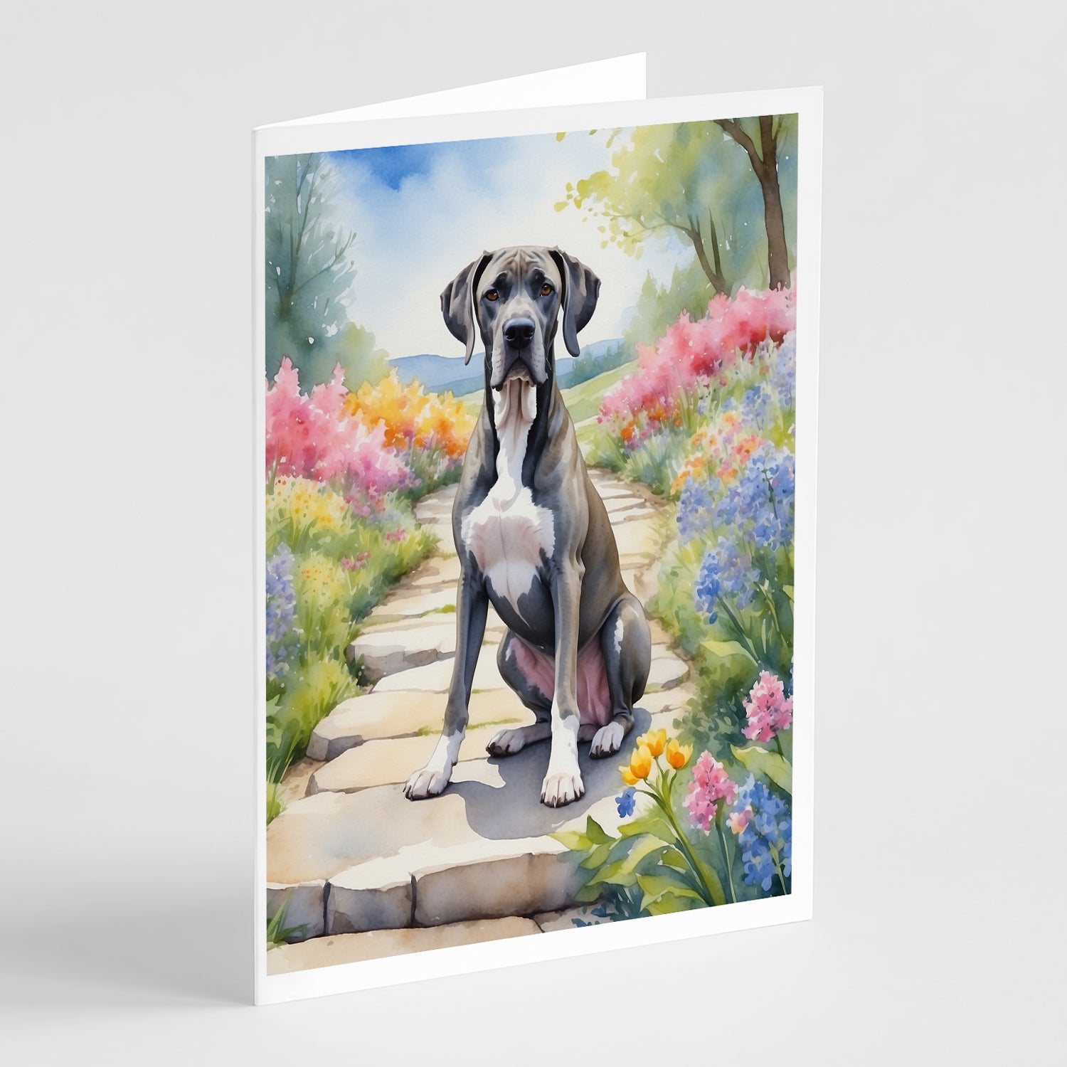 Buy this Great Dane Spring Path Greeting Cards Pack of 8