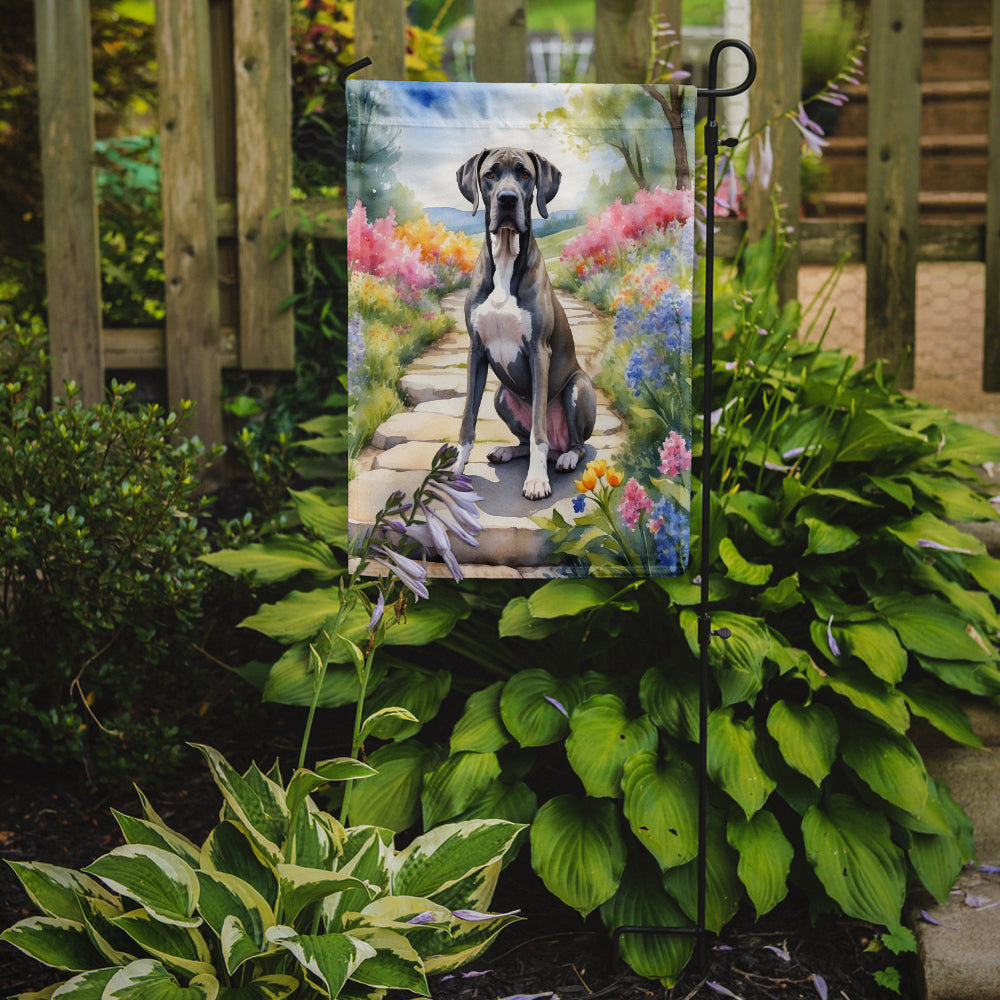 Buy this Great Dane Spring Path Garden Flag