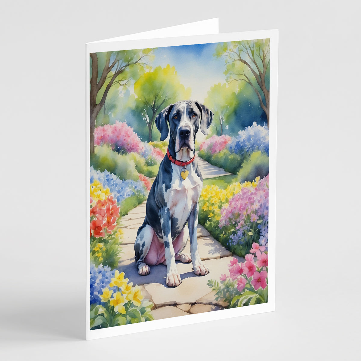 Buy this Great Dane Spring Path Greeting Cards Pack of 8