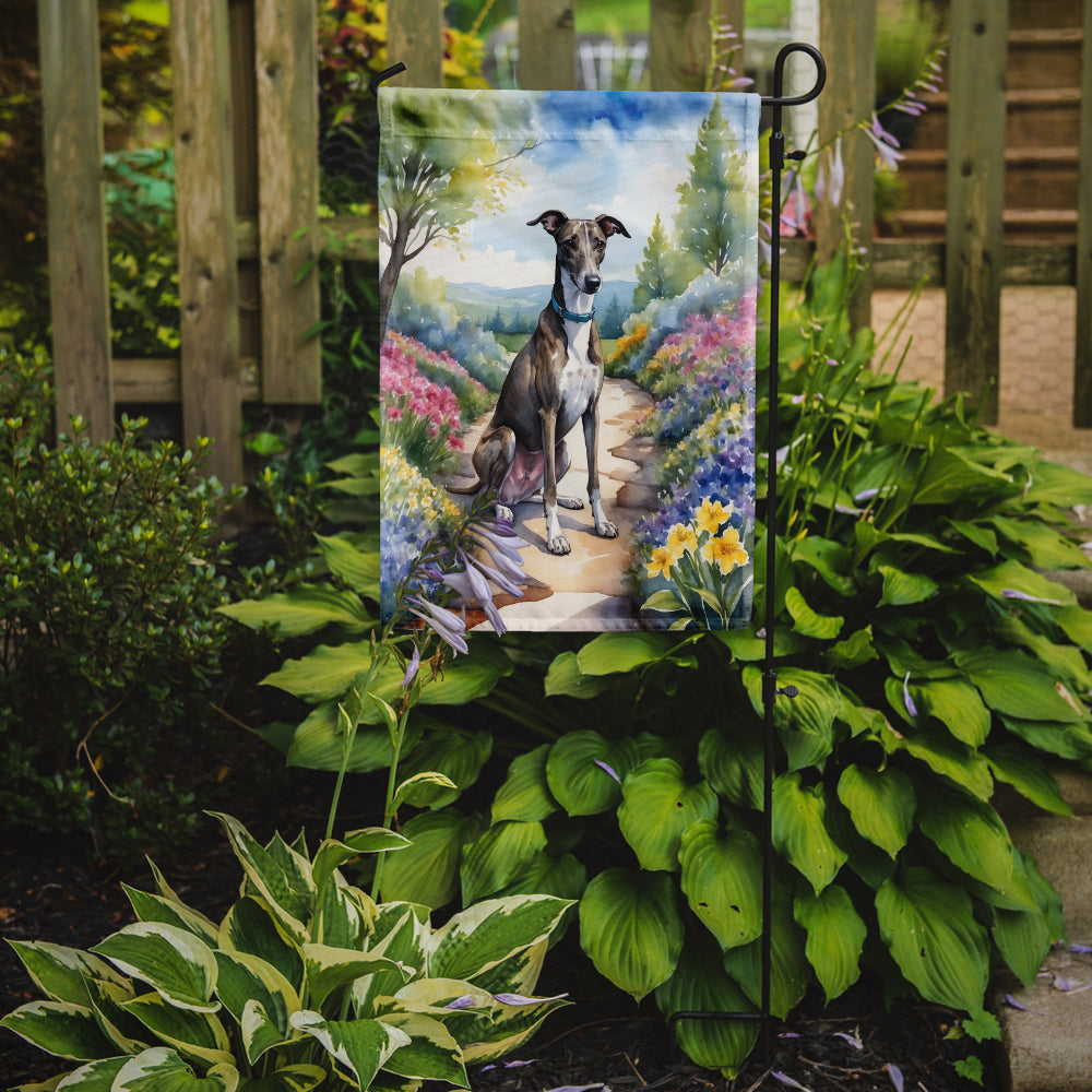 Buy this Greyhound Spring Path Garden Flag