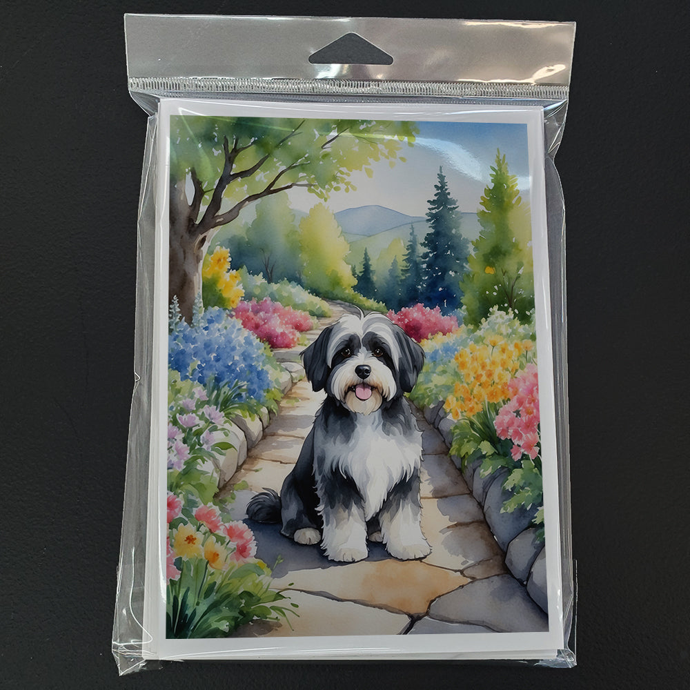 Havanese Spring Path Greeting Cards Pack of 8