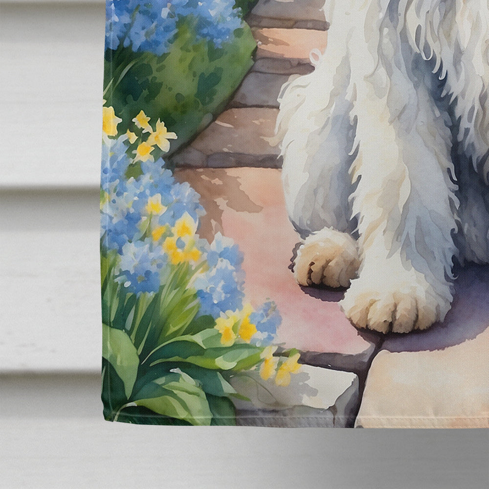 Komondor Spring Path House Flag