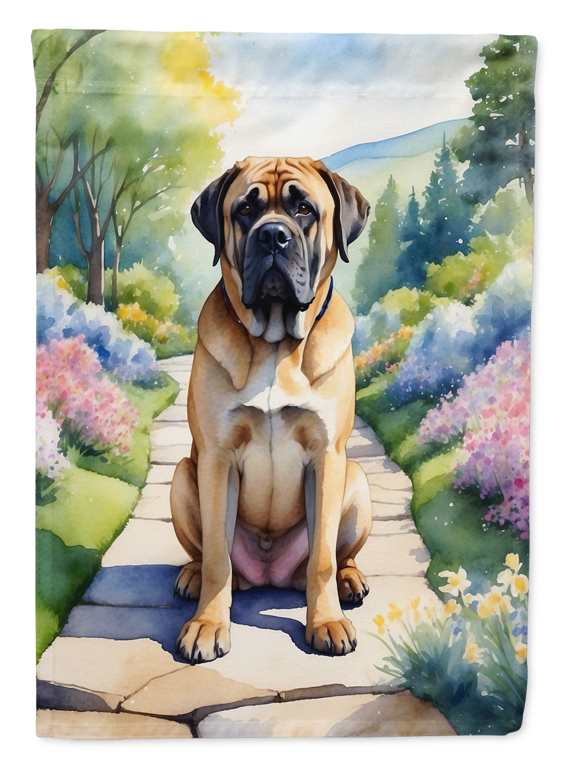 Buy this Mastiff Spring Path House Flag