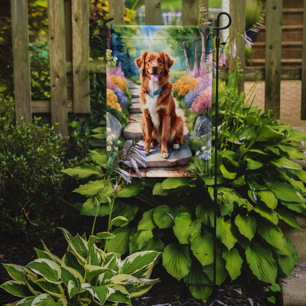 Buy this Nova Scotia Duck Tolling Retriever Spring Path Garden Flag