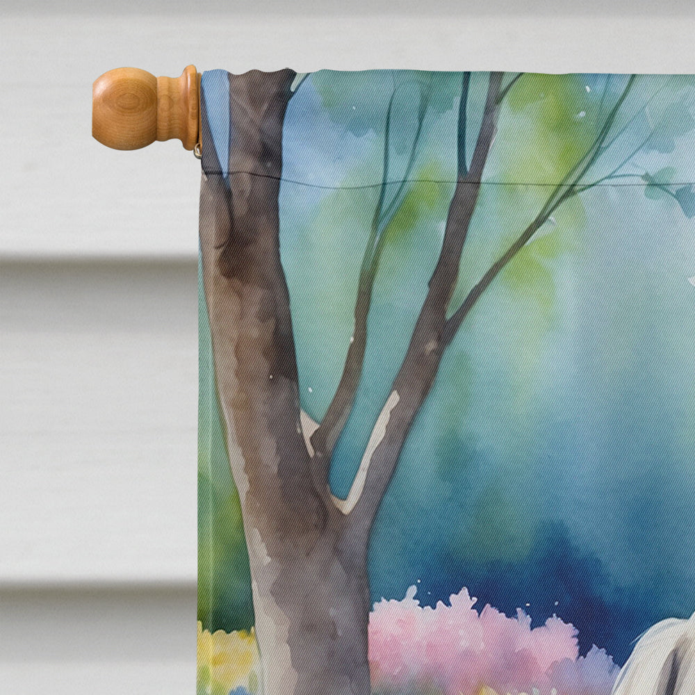 Shih Tzu Spring Path House Flag