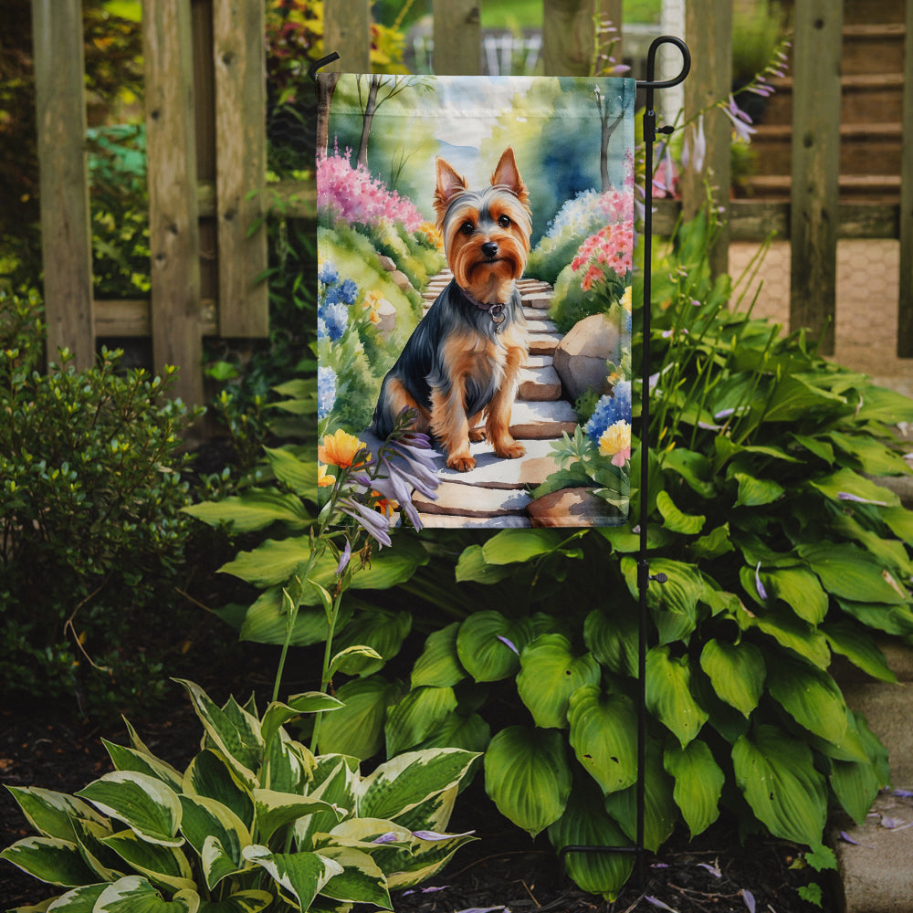 Buy this Silky Terrier Spring Path Garden Flag