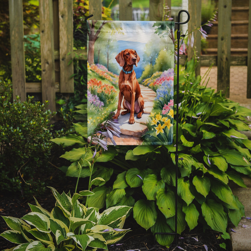 Buy this Vizsla Spring Path Garden Flag