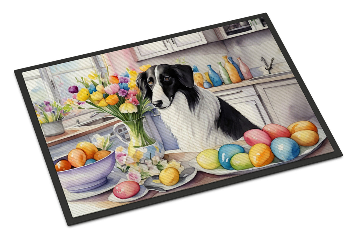 Buy this Decorating Easter Borzoi Doormat