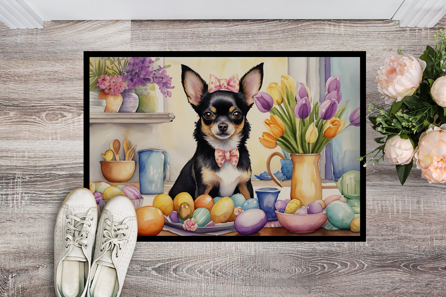 Buy this Decorating Easter Chihuahua Doormat