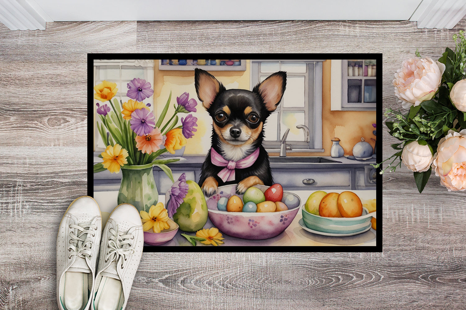 Buy this Decorating Easter Chihuahua Doormat