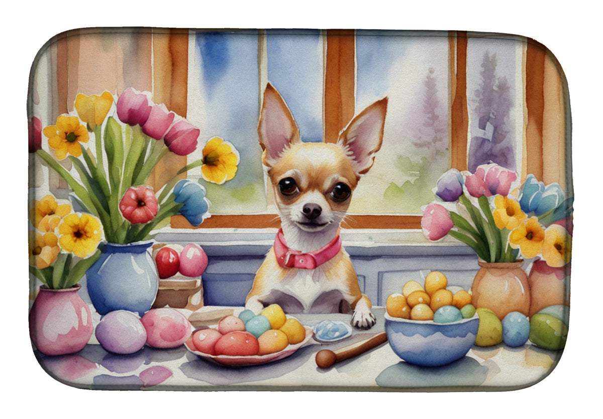 Buy this Decorating Easter Chihuahua Dish Drying Mat