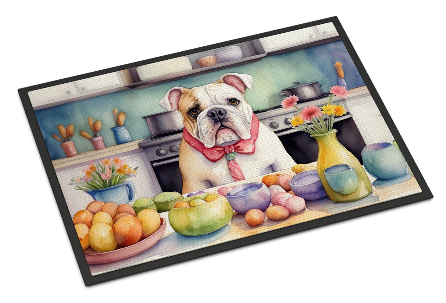 Buy this Decorating Easter English Bulldog Doormat