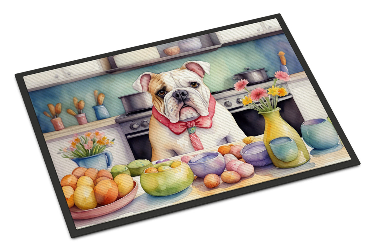 Buy this Decorating Easter English Bulldog Doormat