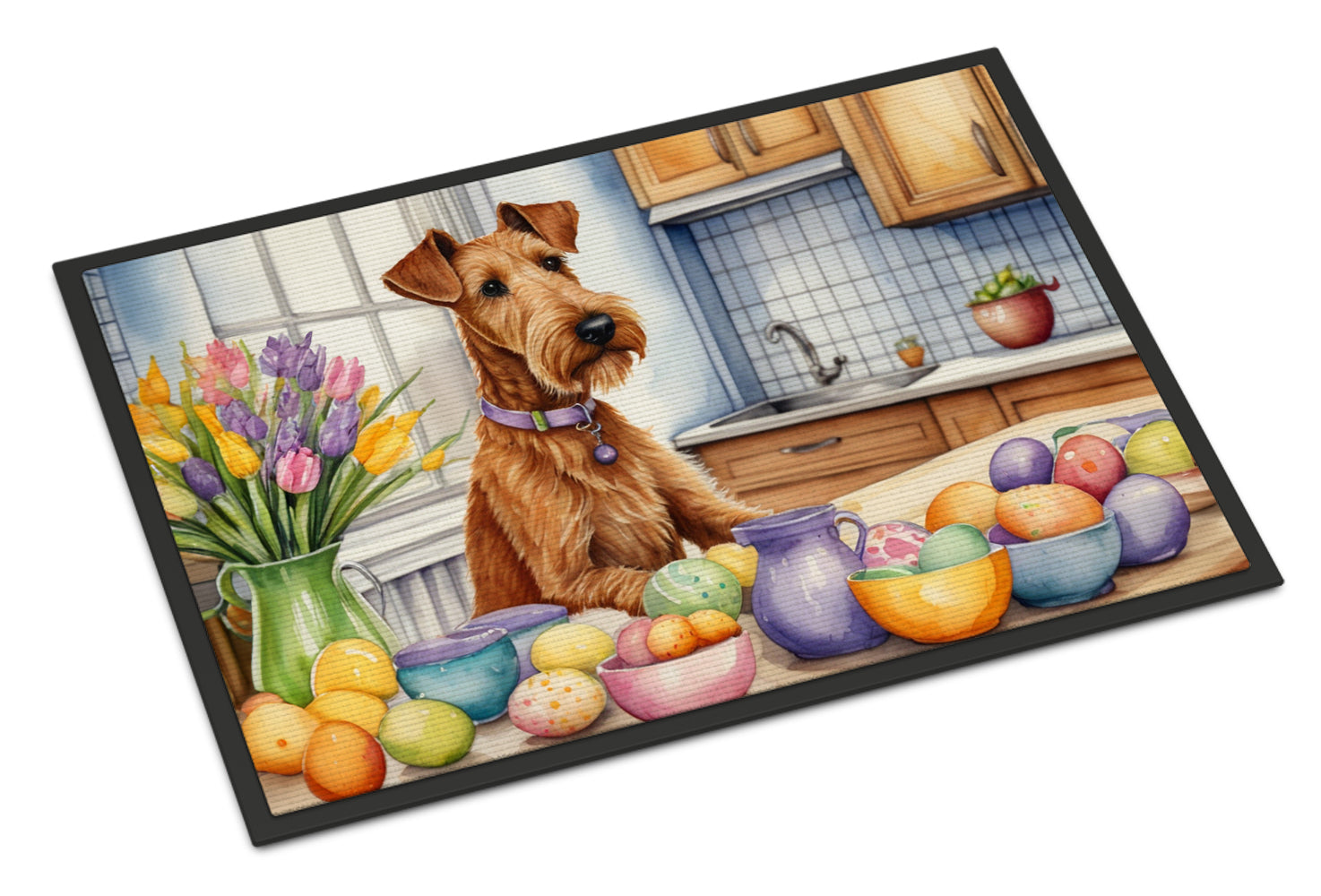 Buy this Decorating Easter Irish Terrier Doormat