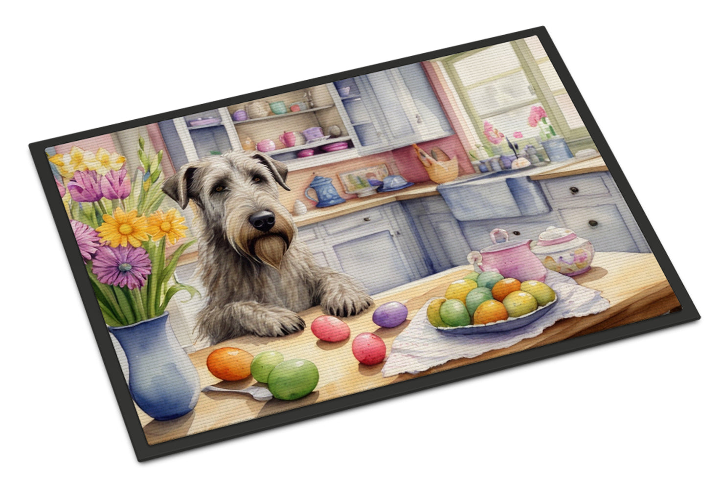 Buy this Decorating Easter Irish Wolfhound Doormat