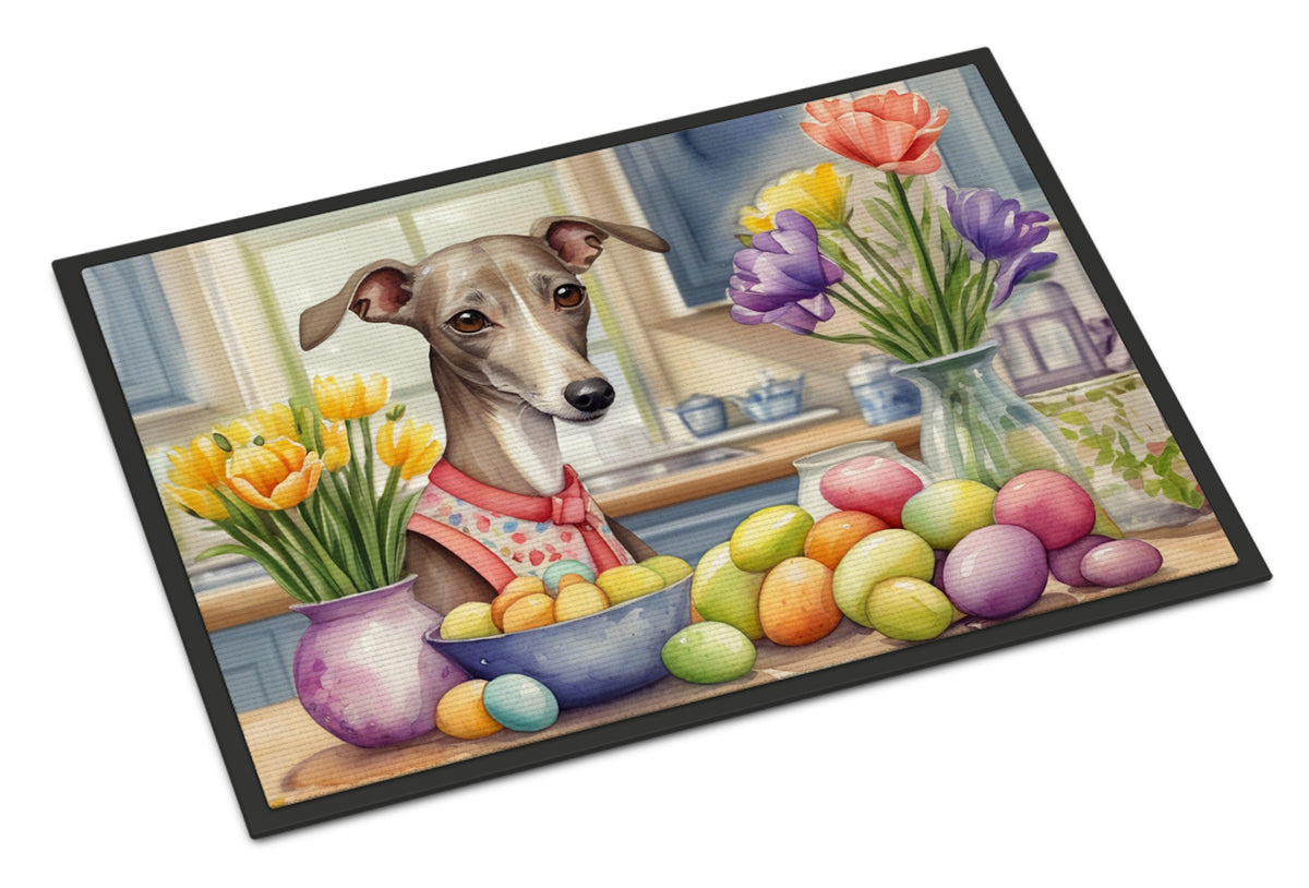 Buy this Decorating Easter Italian Greyhound Doormat