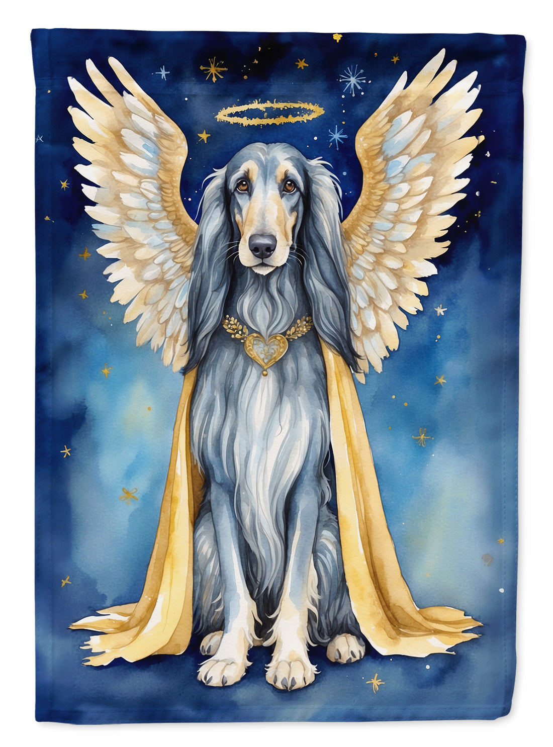 Buy this Afghan Hound My Angel House Flag