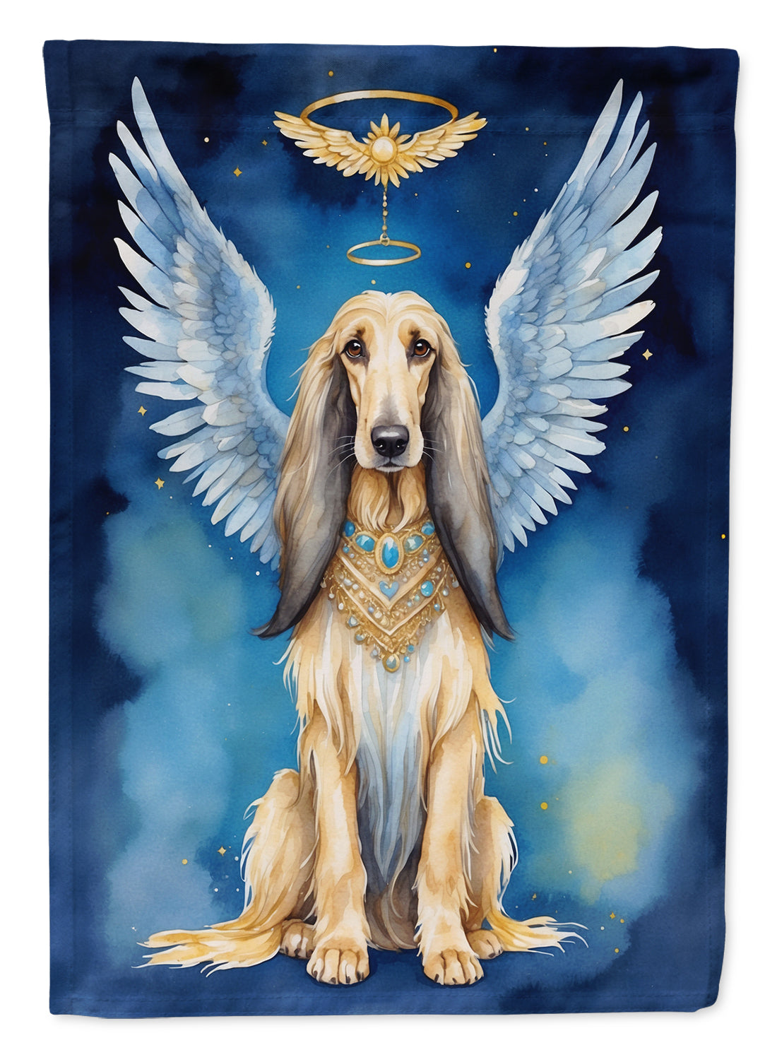 Buy this Afghan Hound My Angel House Flag