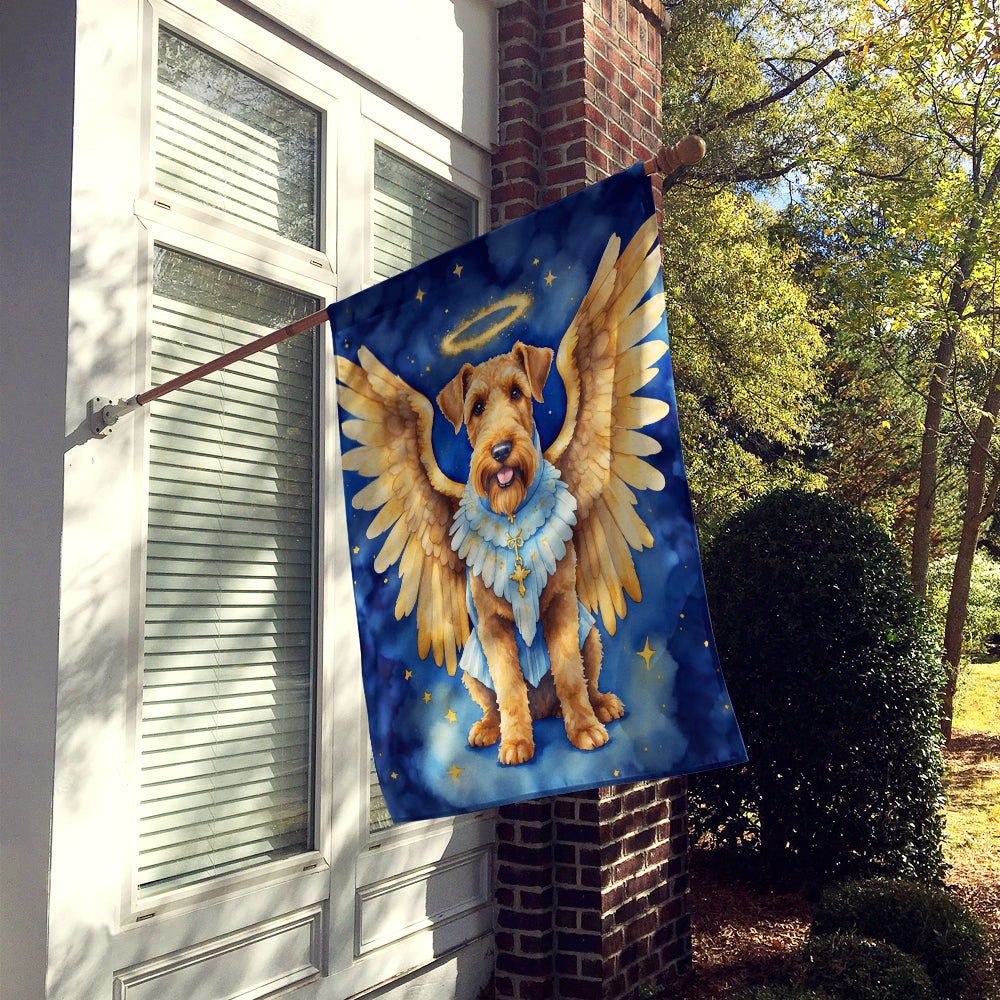 Airedale Terrier My Angel House Flag