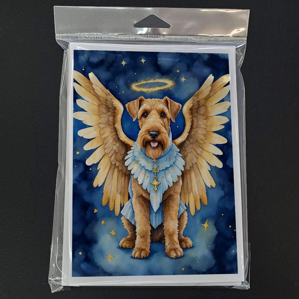 Airedale Terrier My Angel Greeting Cards Pack of 8