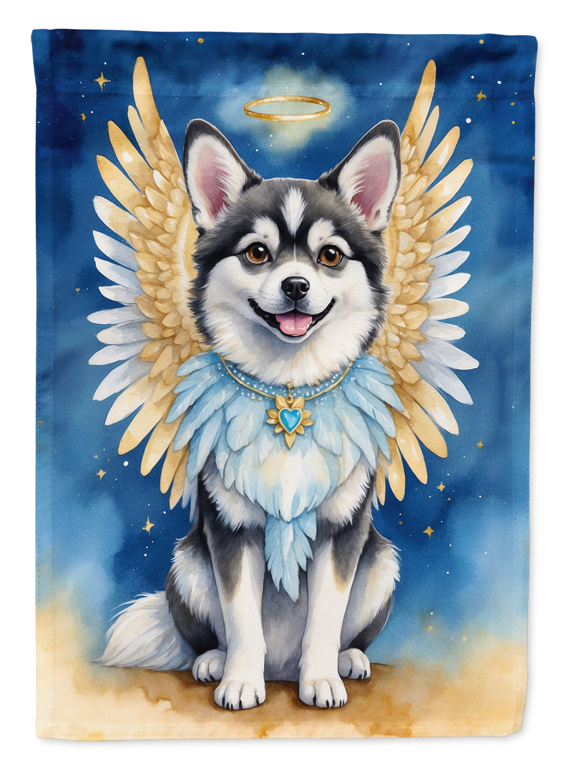 Buy this Alaskan Klee Kai My Angel House Flag