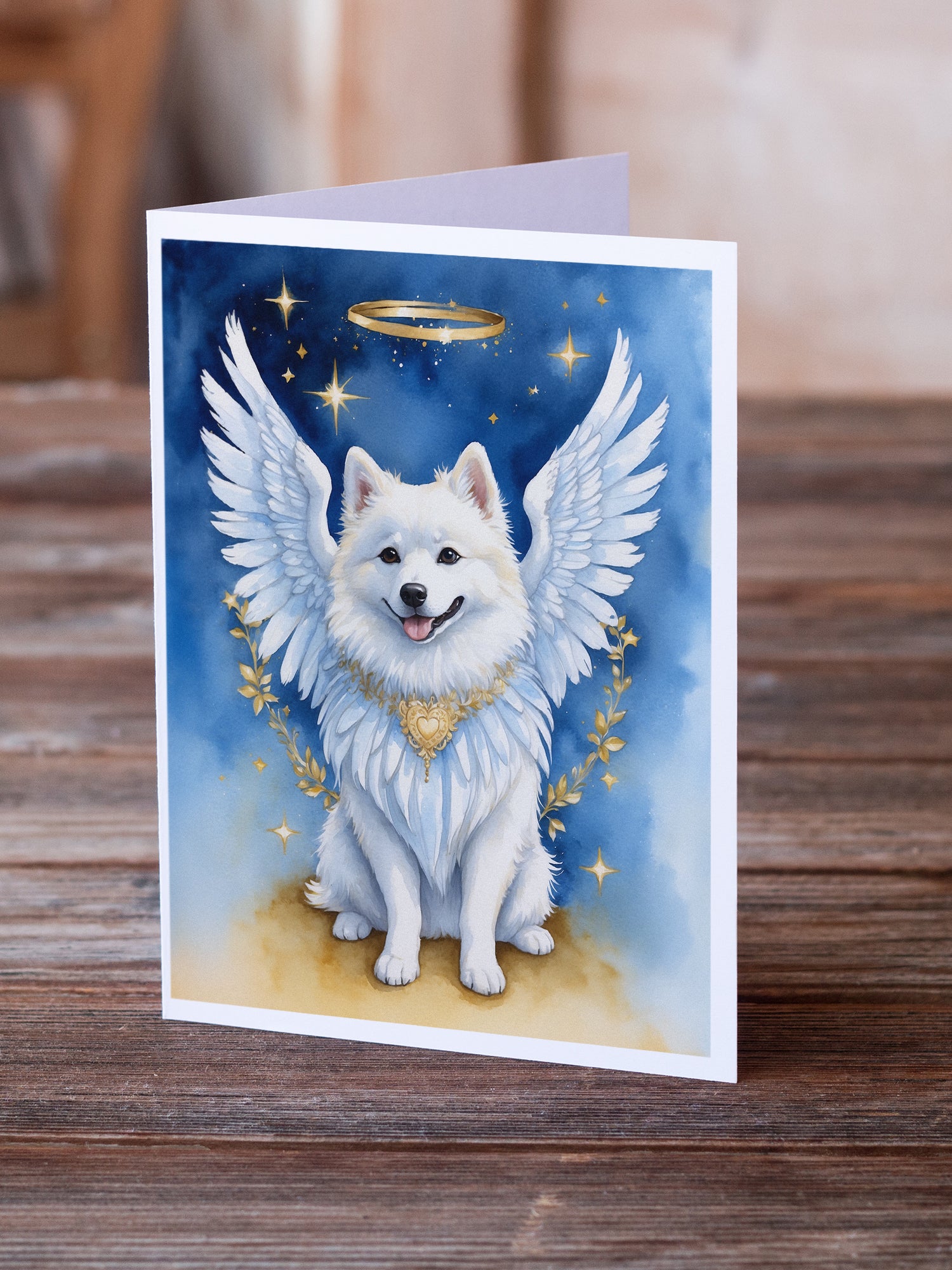 Buy this American Eskimo My Angel Greeting Cards Pack of 8