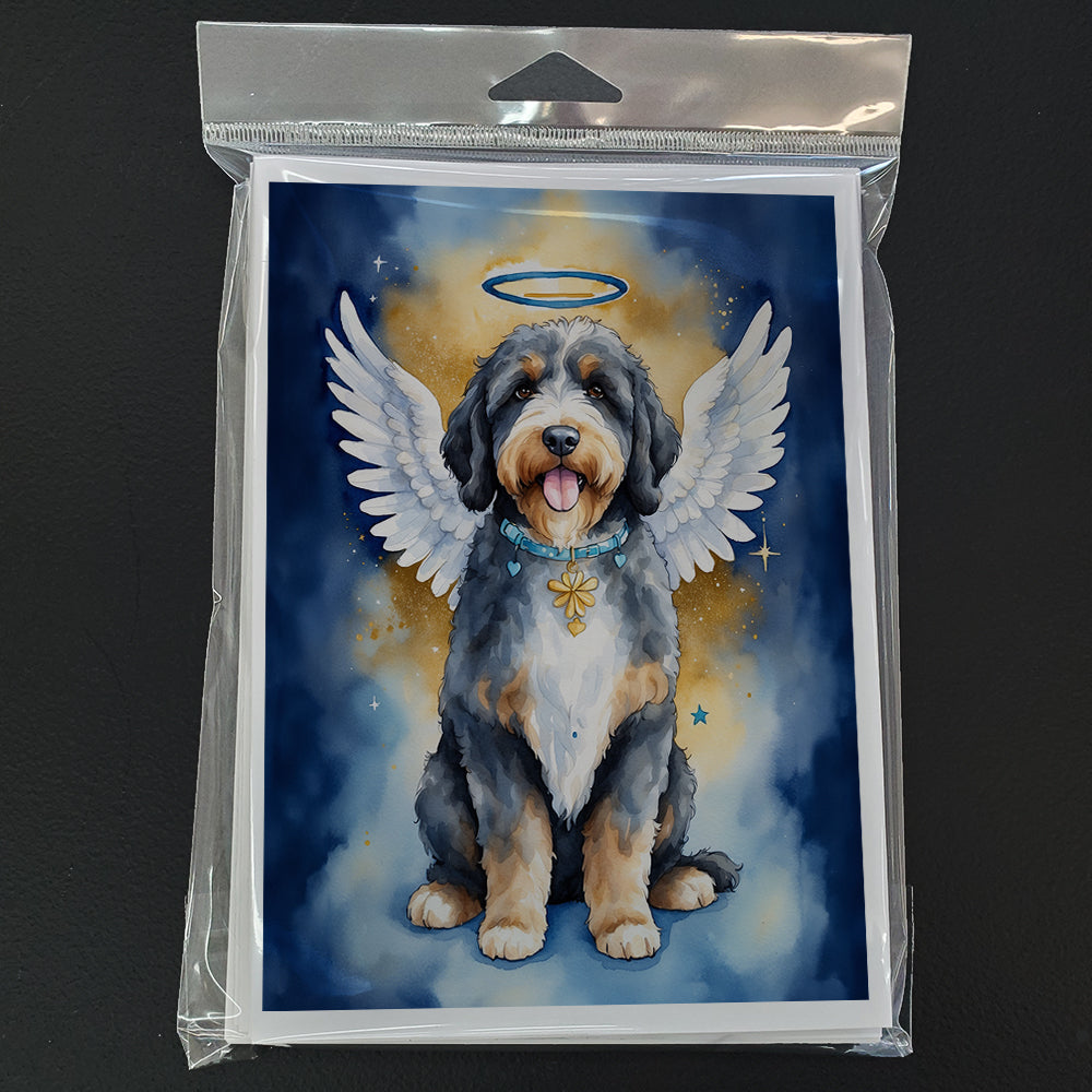 Bernedoodle My Angel Greeting Cards Pack of 8