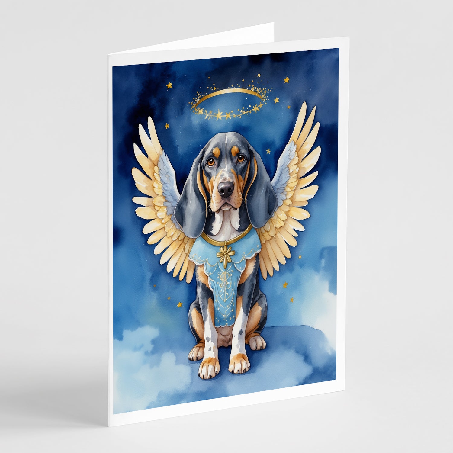 Buy this Bluetick Coonhound My Angel Greeting Cards Pack of 8