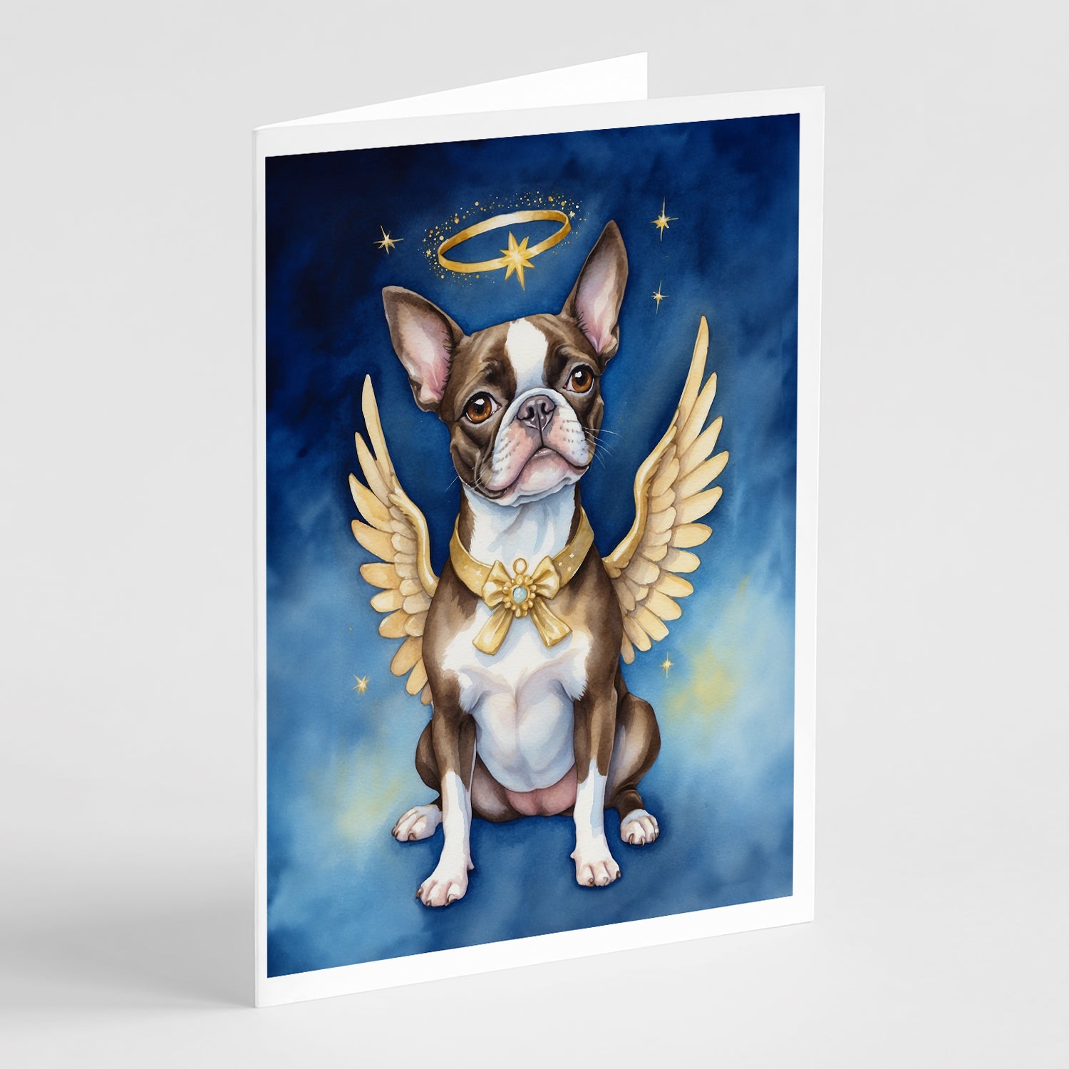 Buy this Boston Terrier My Angel Greeting Cards Pack of 8