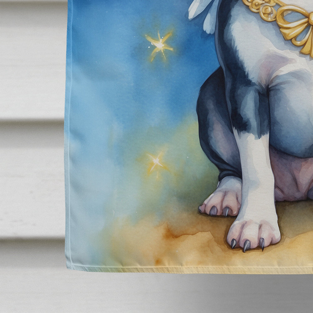 Boston Terrier My Angel House Flag