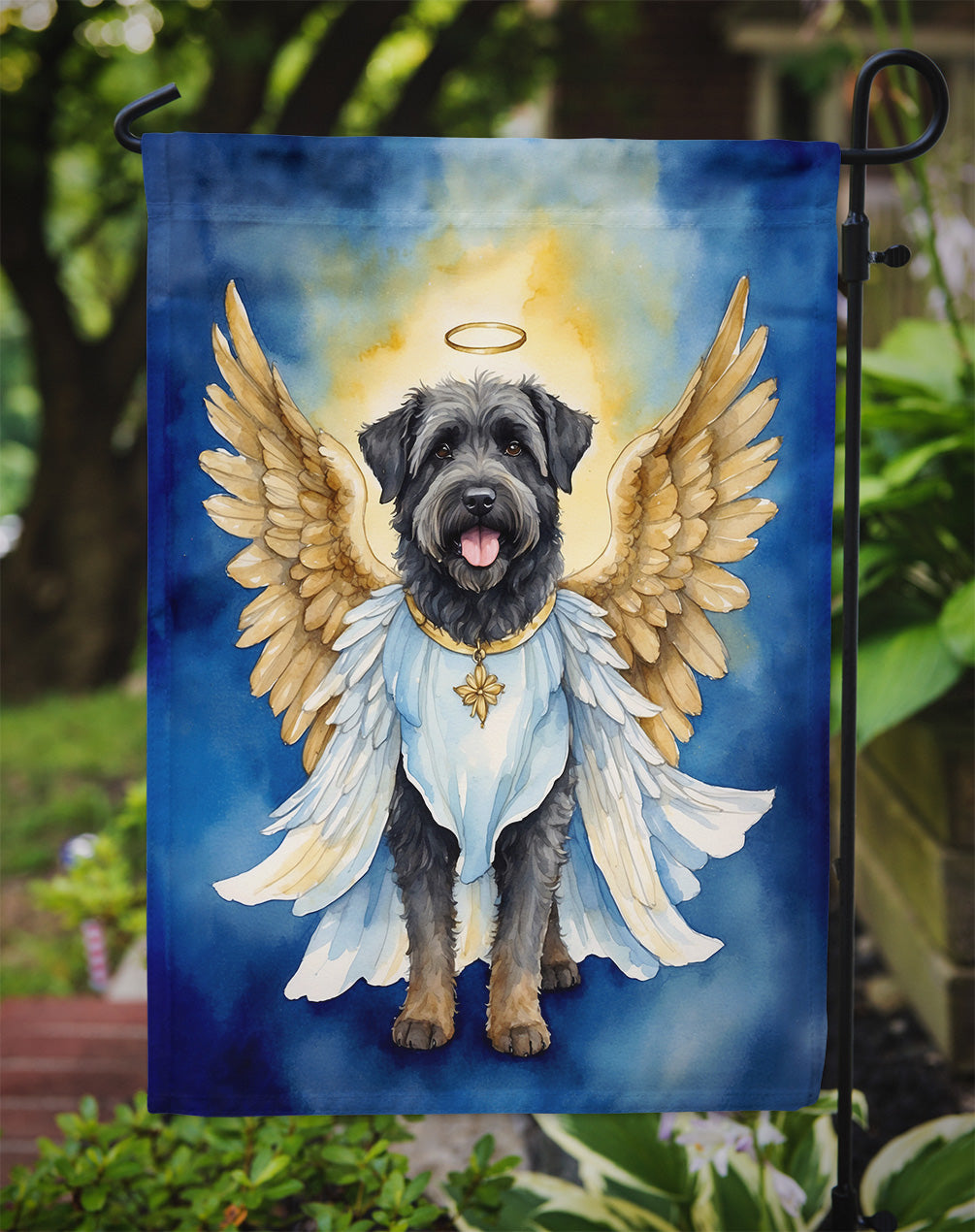 Bouvier des Flandres My Angel Garden Flag