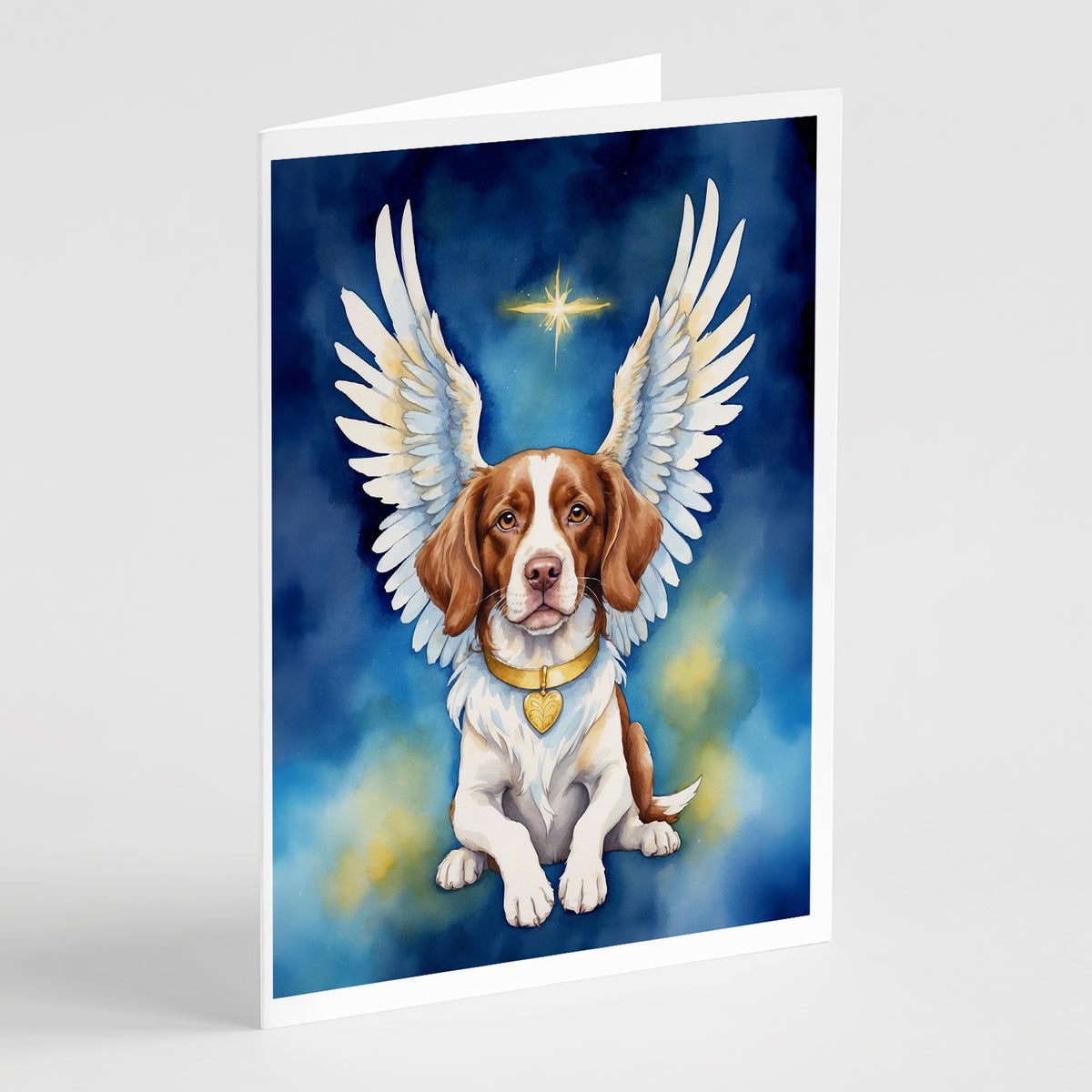 Buy this Brittany Spaniel My Angel Greeting Cards Pack of 8