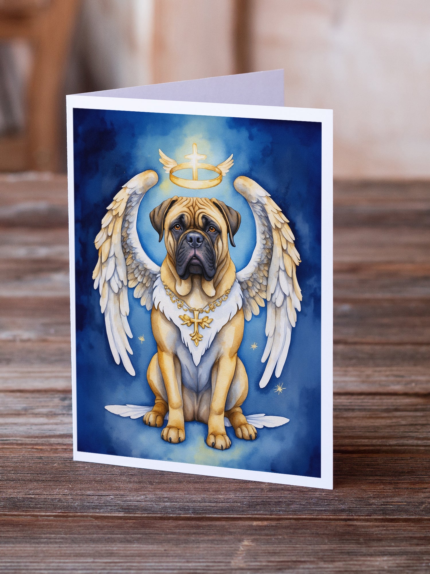 Bullmastiff My Angel Greeting Cards Pack of 8