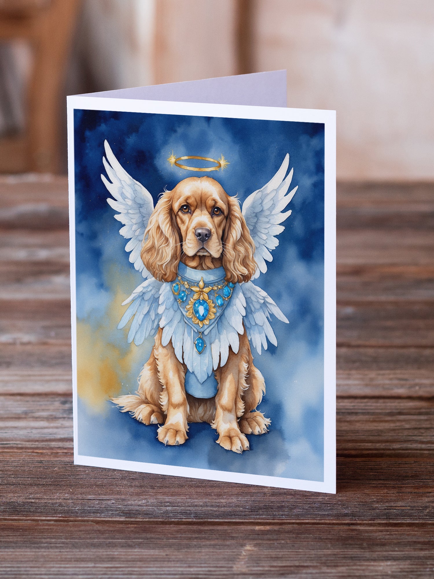 Cocker Spaniel My Angel Greeting Cards Pack of 8