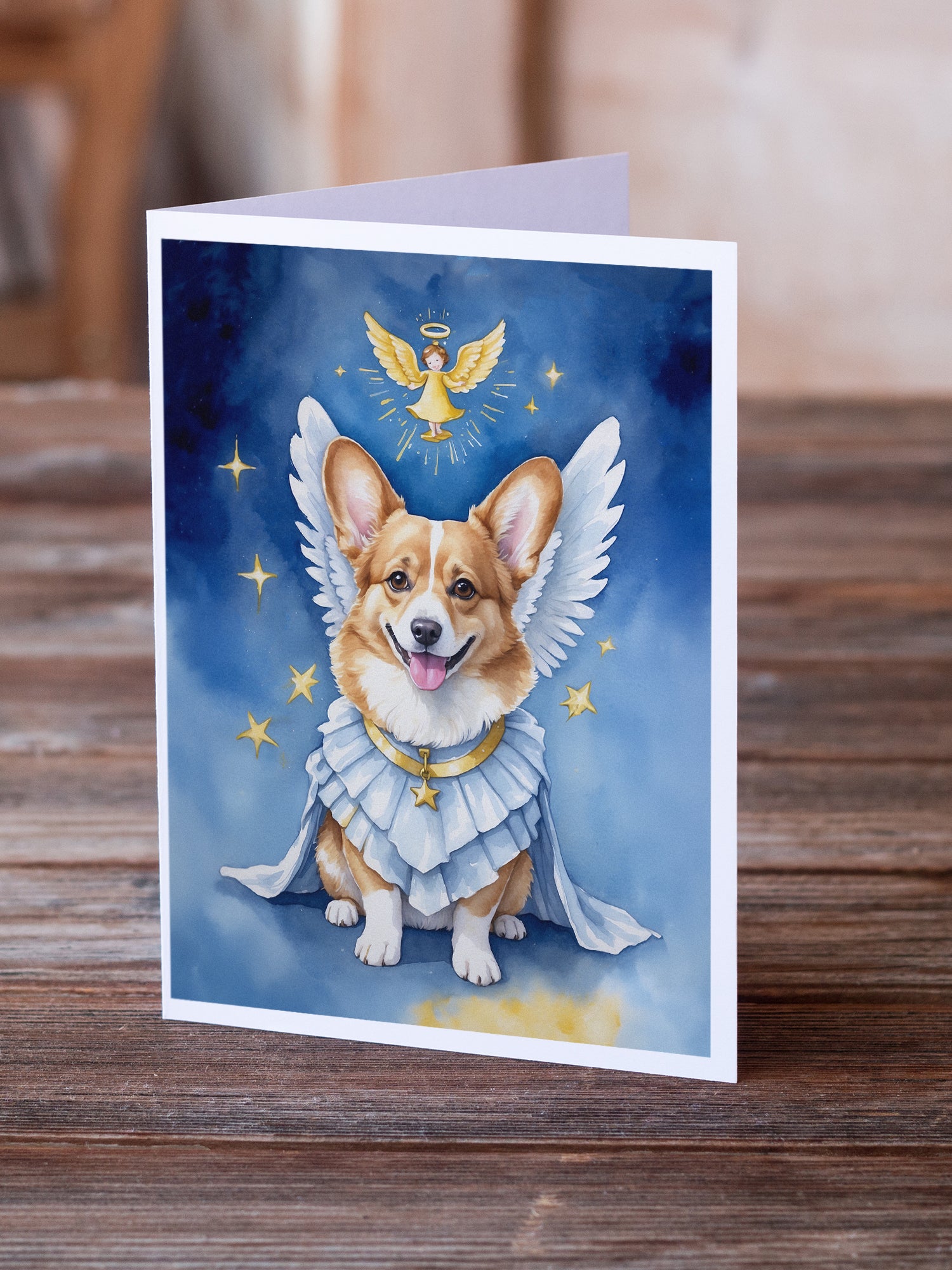 Corgi My Angel Greeting Cards Pack of 8