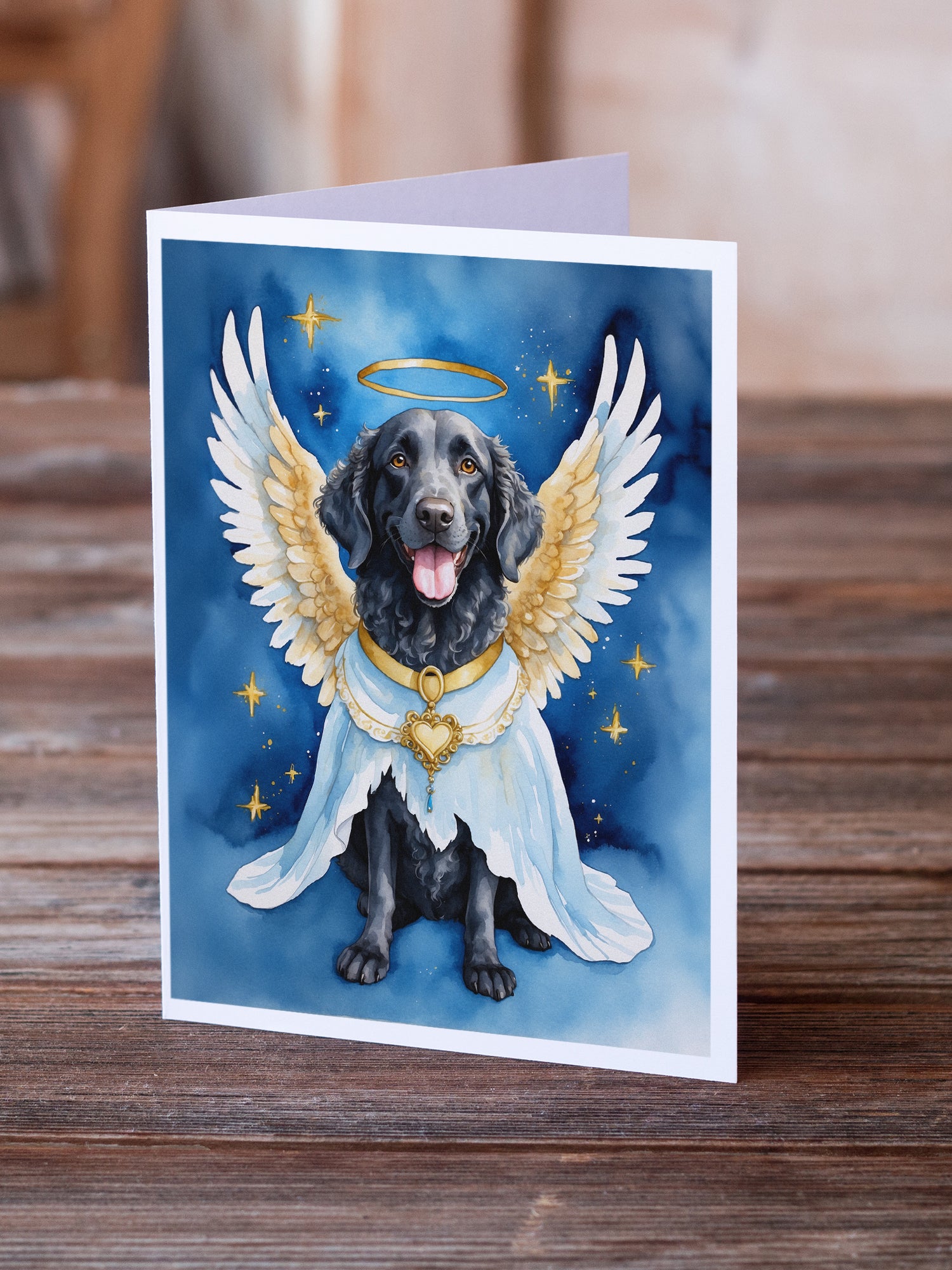 Buy this Curly-Coated Retriever My Angel Greeting Cards Pack of 8