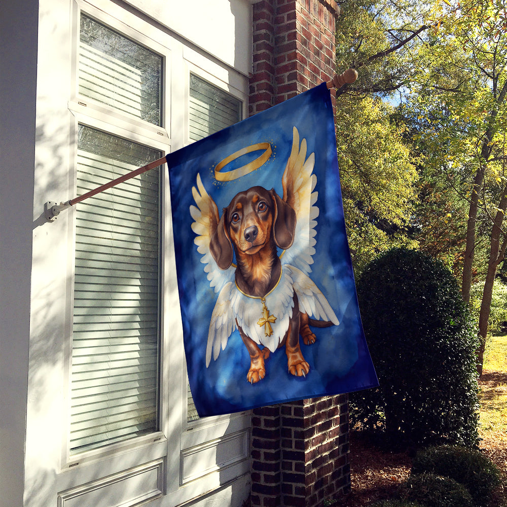 Dachshund My Angel House Flag