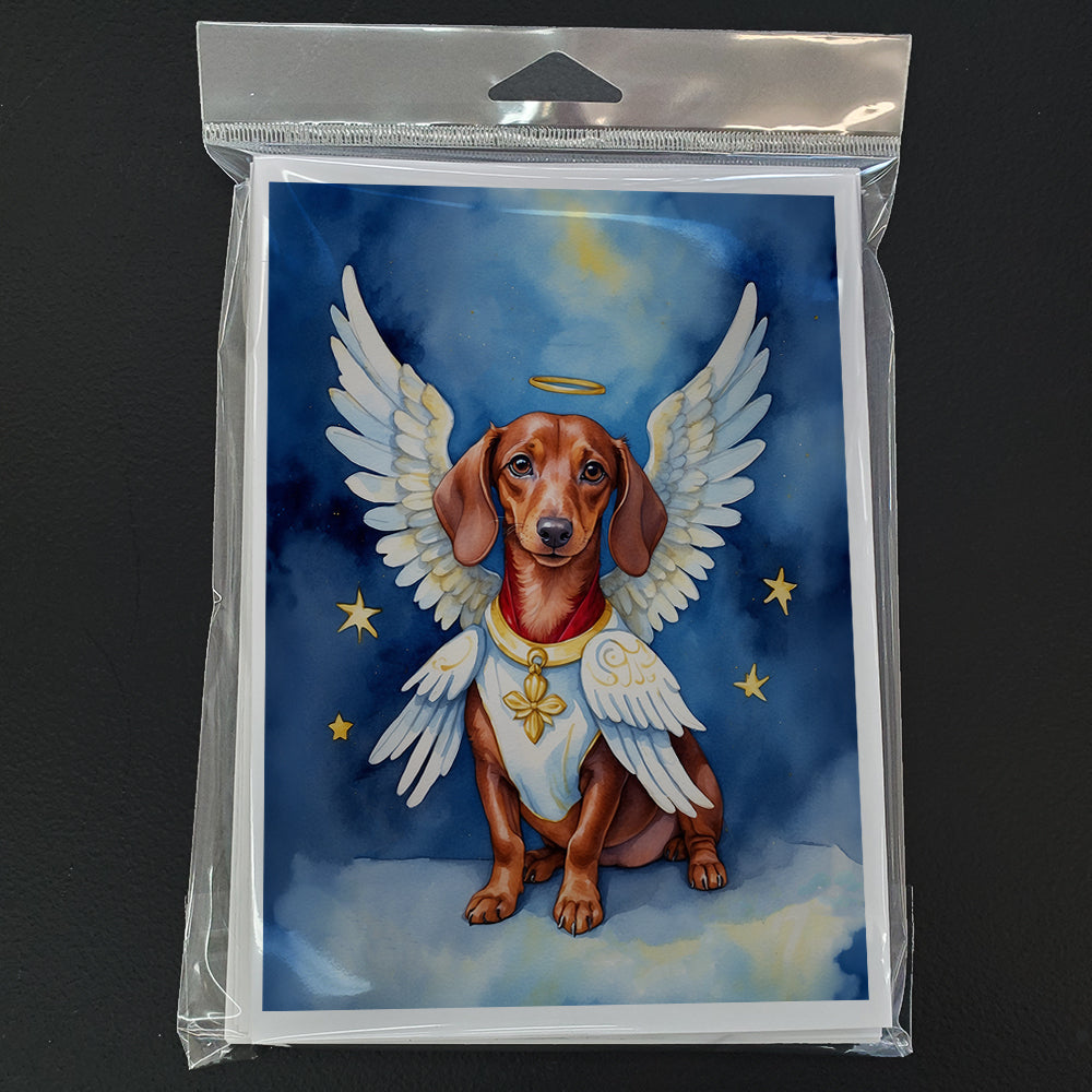 Dachshund My Angel Greeting Cards Pack of 8