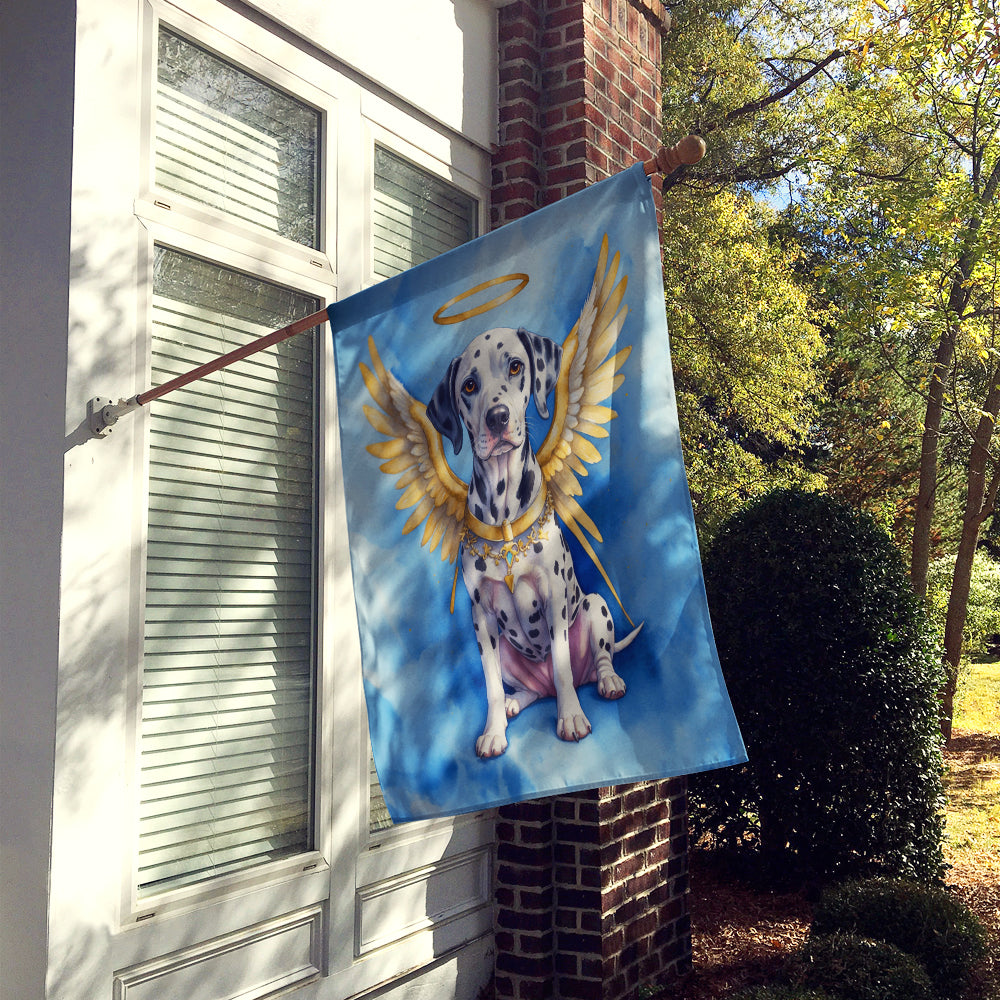 Dalmatian My Angel House Flag