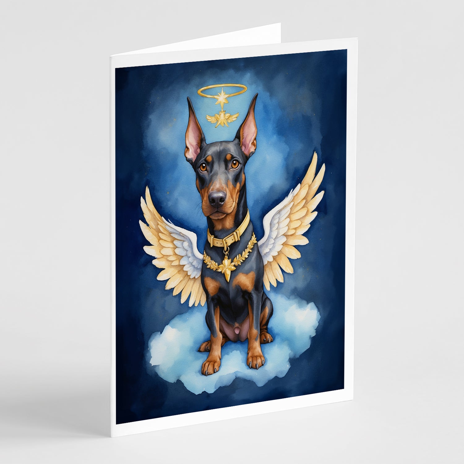 Buy this Doberman Pinscher My Angel Greeting Cards Pack of 8