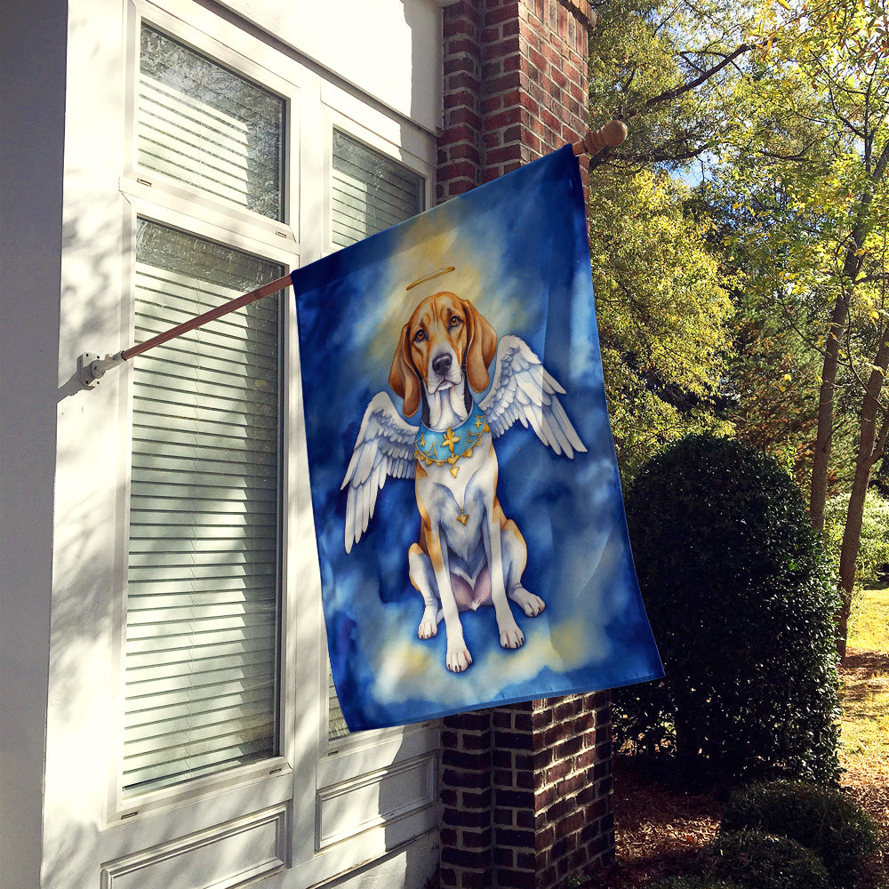 English Foxhound My Angel House Flag