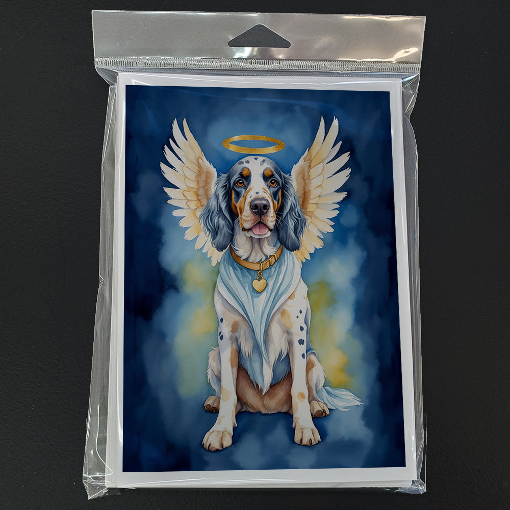 English Setter My Angel Greeting Cards Pack of 8