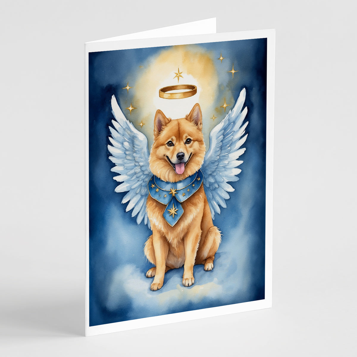 Buy this Finnish Spitz My Angel Greeting Cards Pack of 8