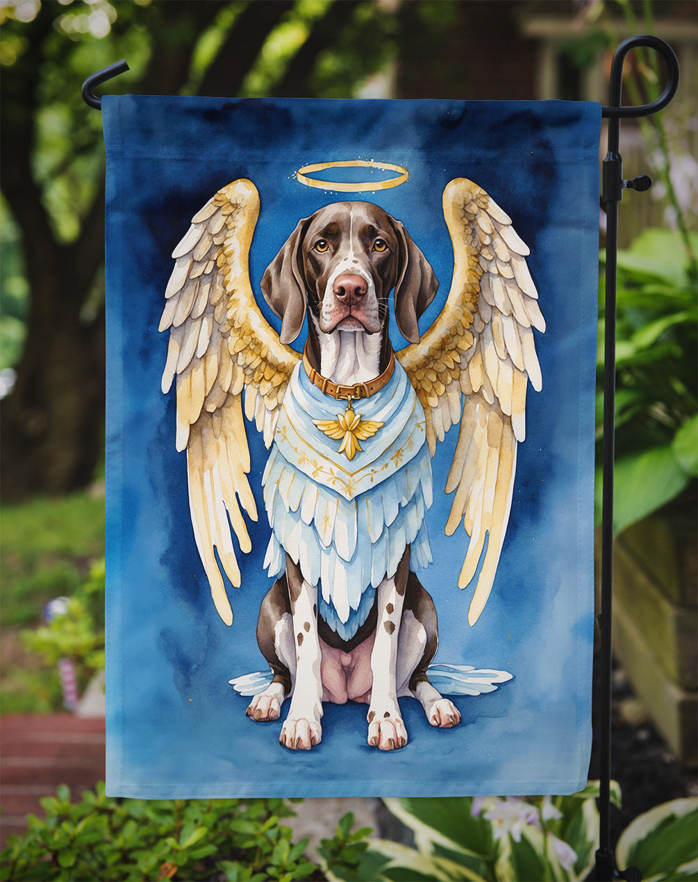 German Shorthaired Pointer My Angel Garden Flag