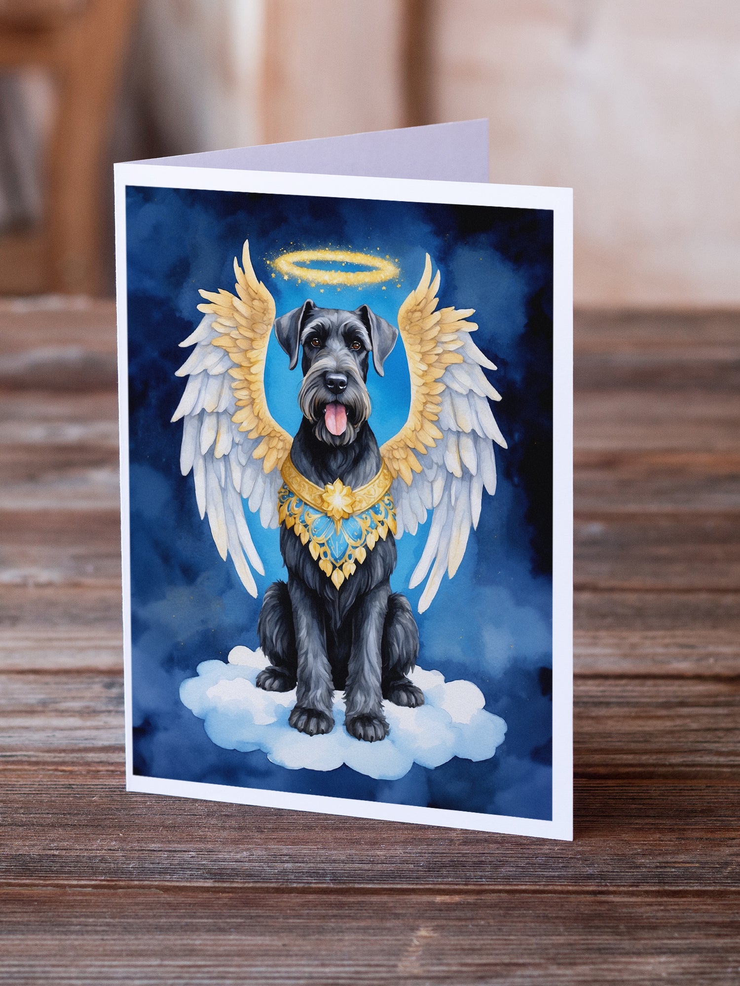 Buy this Giant Schnauzer My Angel Greeting Cards Pack of 8