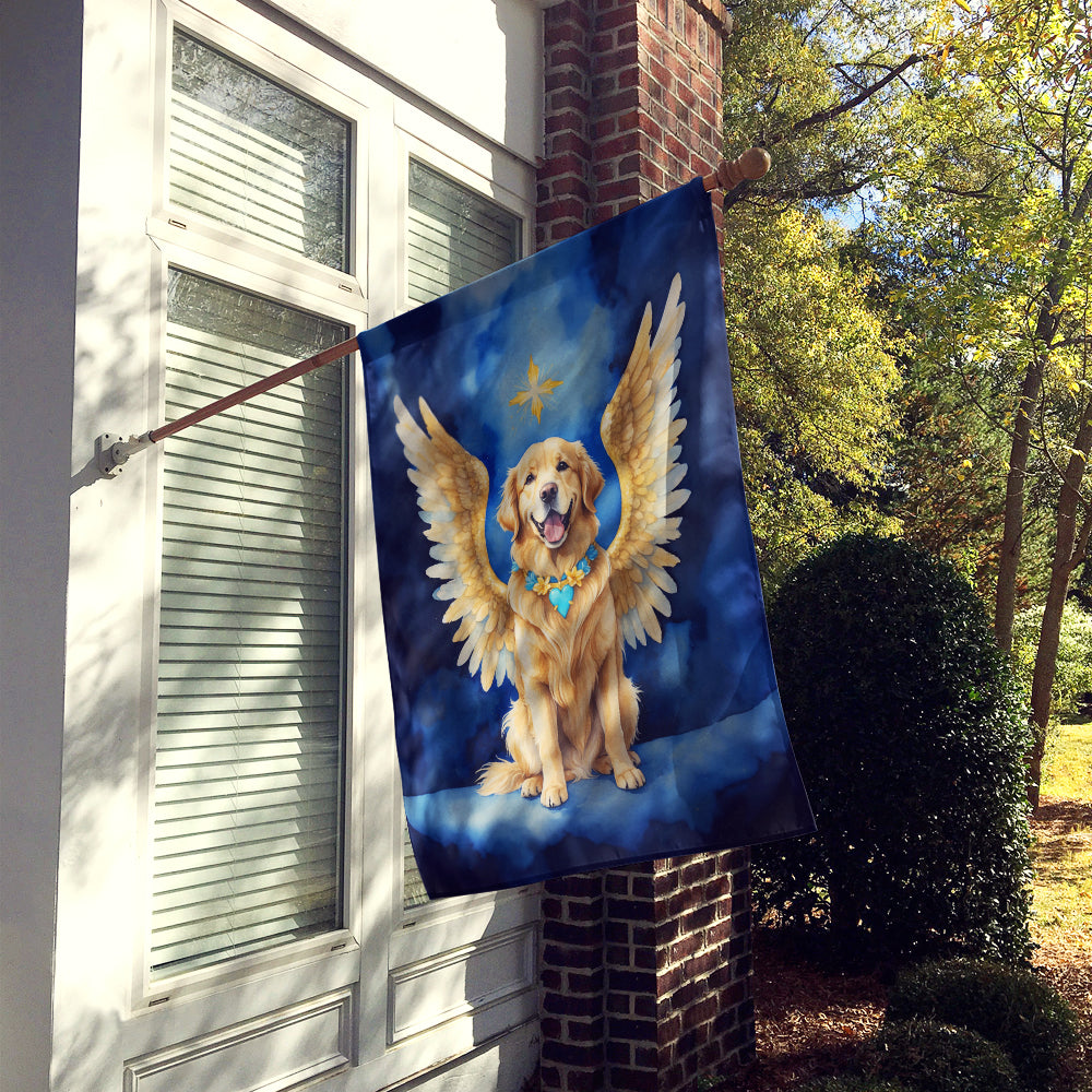 Golden Retriever My Angel House Flag