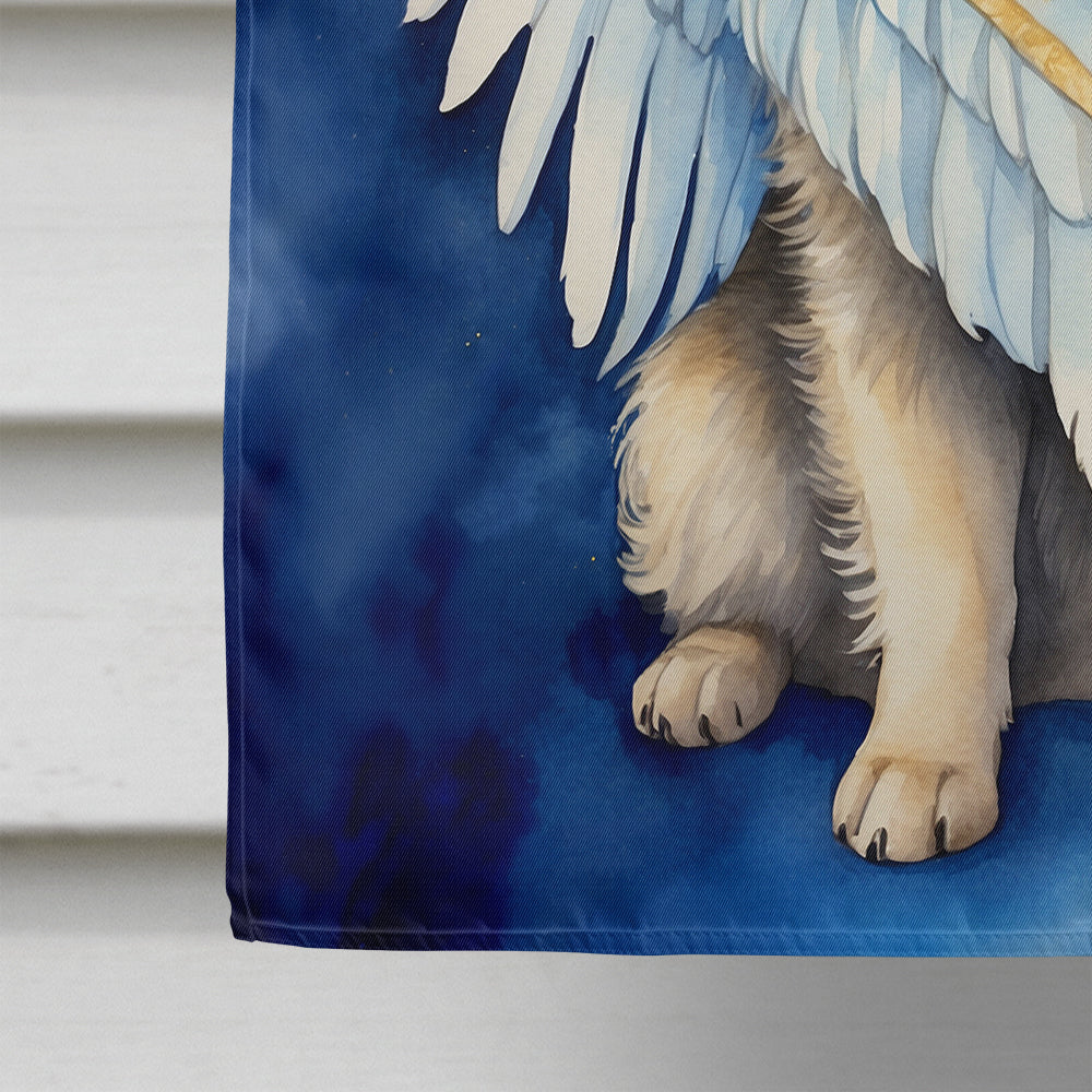 Keeshond My Angel House Flag