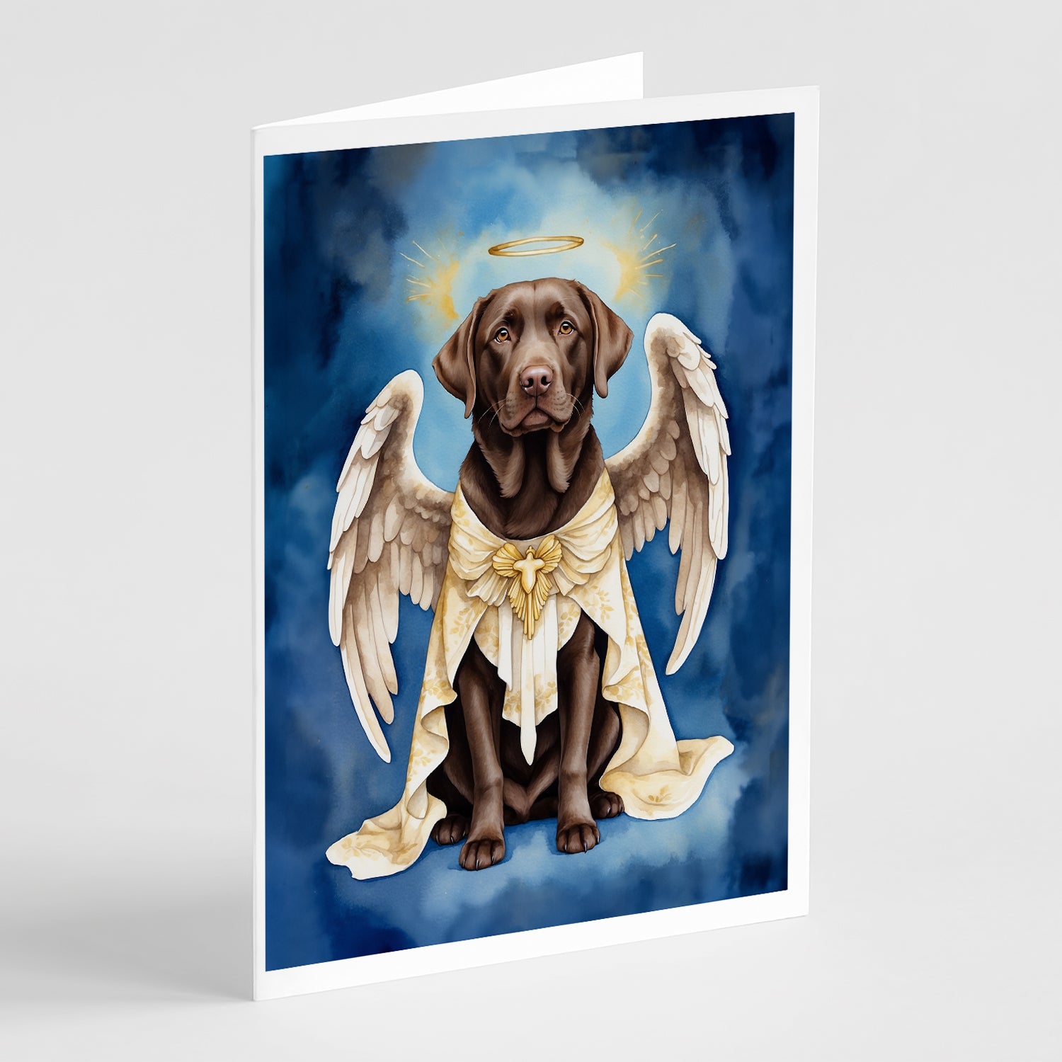 Buy this Chocolate Labrador Retriever My Angel Greeting Cards Pack of 8