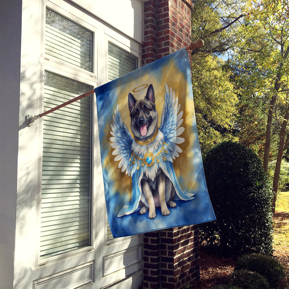 Norwegian Elkhound My Angel House Flag